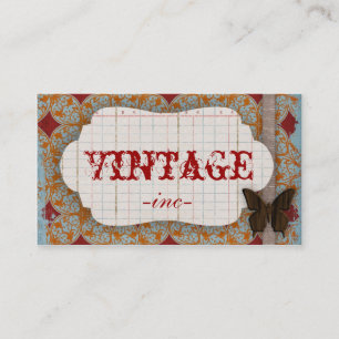 Brillante, el vintage inspiró tarjetas de visita