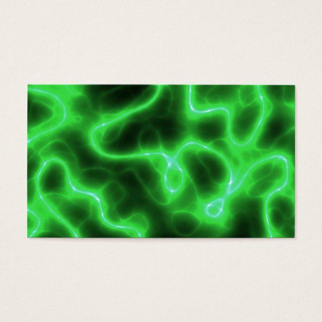 Brillante electricidad abstracta verde (Frente)