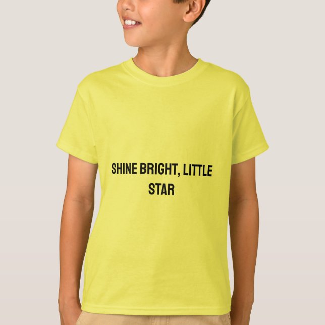 Brillante Estrella Pequeña Brillante - Camiseta Le (Anverso)
