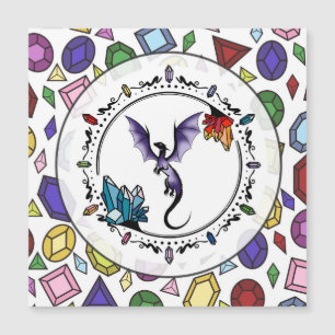 Brillante Fantasía Gemstone elegante Amethyst Drag