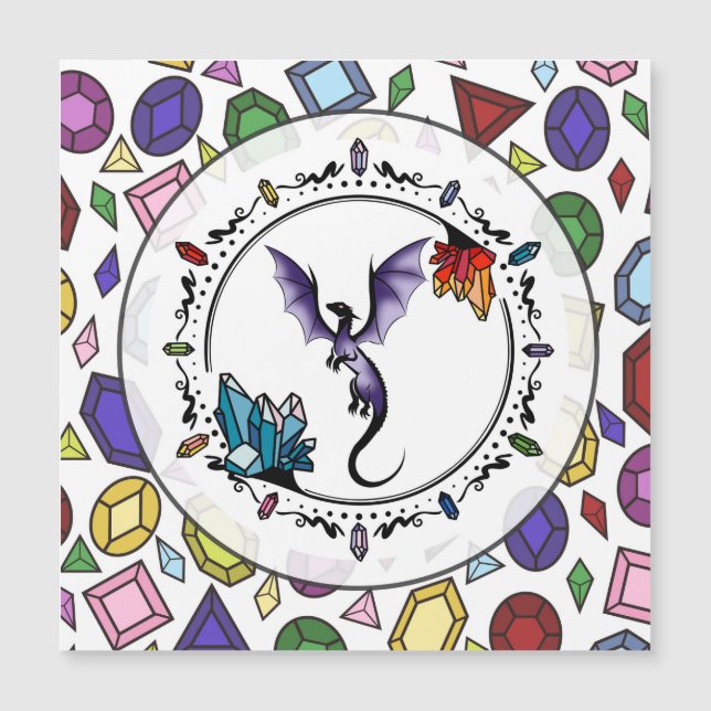 Brillante Fantasía Gemstone elegante Amethyst Drag (Anverso)