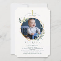 Brillante Gloria Foto Invitación religiosa