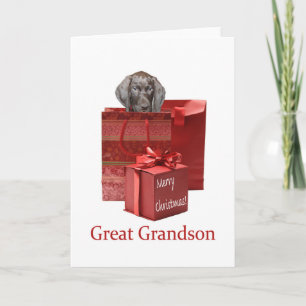 Brillante Grizzly Gran Abuelo Feliz Navidad