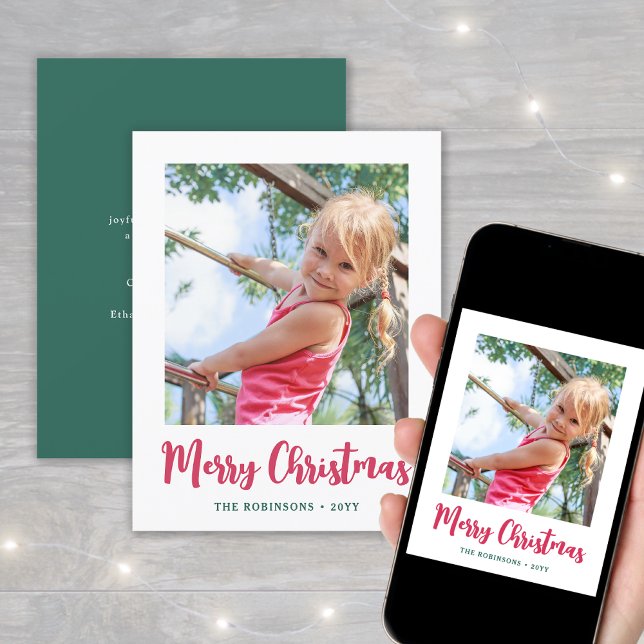 Brillante guión moderno Feliz Navidad Foto mínima (Subido por el creador)