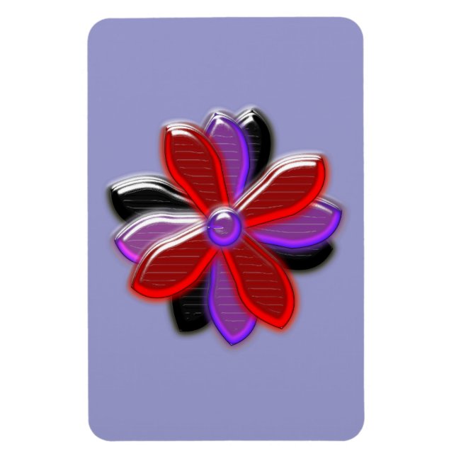 Brillante imán premium Daisy Flower (Vertical)