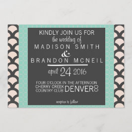 Brillante N Hermosa Invitación A La Boda