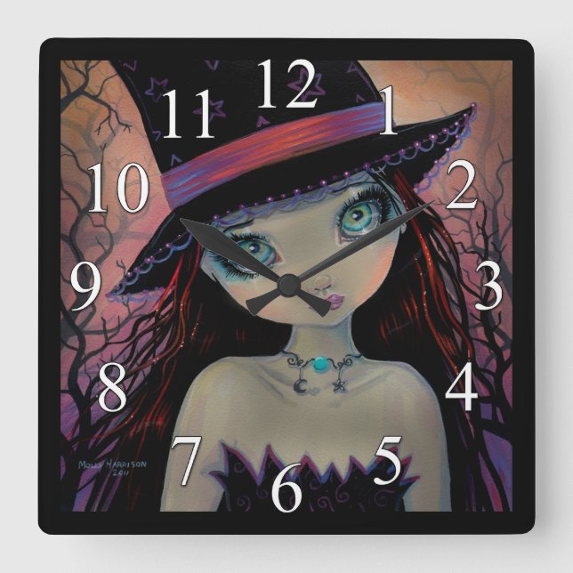 Brillante Ojo Bruja Gothic Gran Reloj Ojo (Anverso)