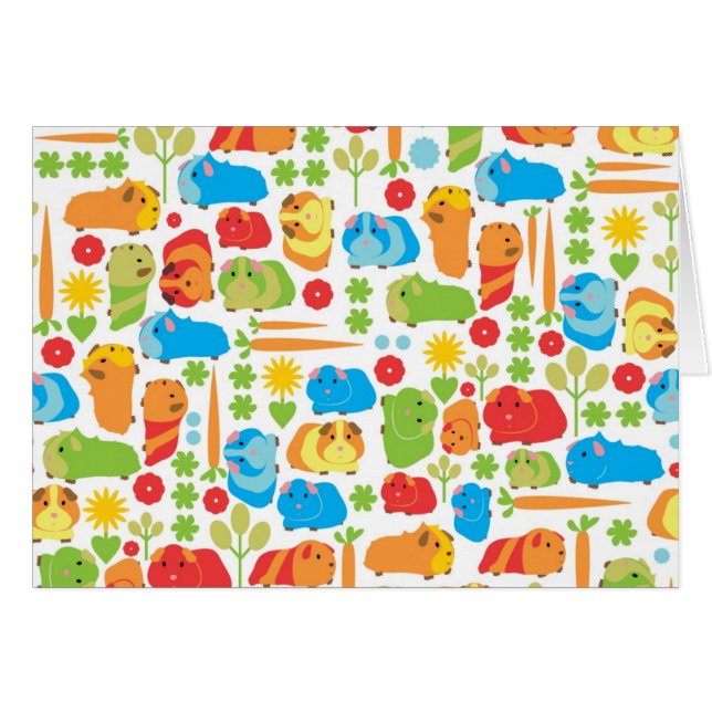 Brillante parche vegetal de cerdo guineano (Anverso (Horizontal))