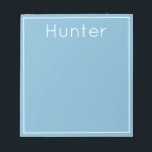 Brillante Pop de Bloc de notas personalizado de co<br><div class="desc">Este moderno bloc de notas presenta un color brillante y su personalización en la parte superior. Utilice la plantilla para agregar el texto del personalizado.</div>