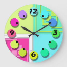 Brillante reloj colorido