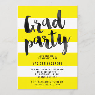 Brillante y audaz   Invitación a graduación