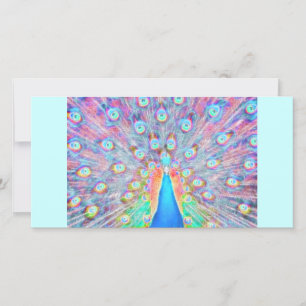 Brillante y colorido diseño espiritual *Peacock*