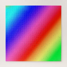 Brillantes colores arcoiris rompecabezas rompecabe