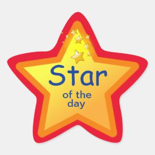 Brillantes estrellas del día Pegatinas para estud