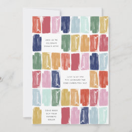 Brillantes Joyas Pintadas Invitación a la fiesta d