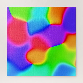 Brillantes manchas arcoiris rompecabezas rompecabe