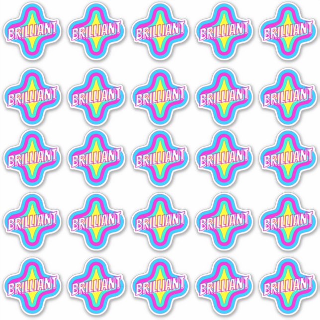 Brillantes Pegatinas de comentarios de profesores  (Anverso)