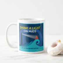 Brille una luz en la taza de café de MdDS