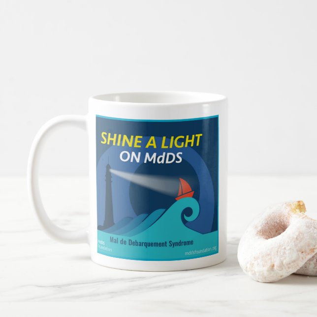 Brille una luz en la taza de café de MdDS (Con donut)