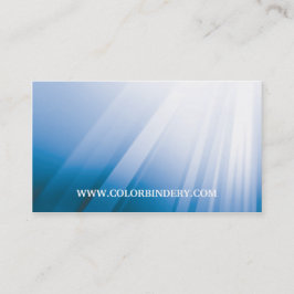 Brille una tarjeta de visita ligera