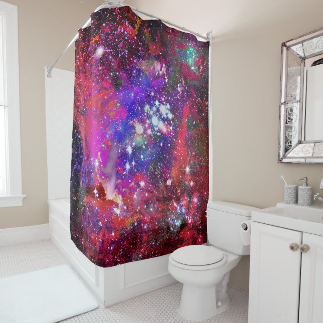 Brilliance Star Field Shower Cortina (In situ)