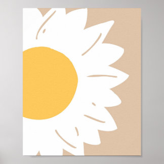 Brillo de Girasol – Arte Floral Minimalista para P