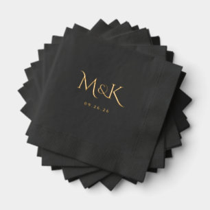 Brillo Servilletas con Estampado de Papel Foil
