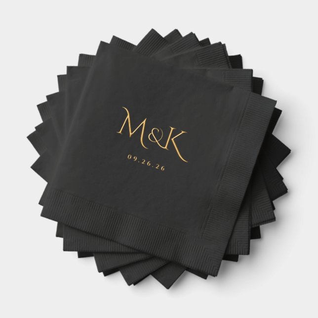 Brillo Servilletas con Estampado de Papel Foil (Insitu (apilados))