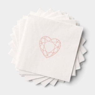 Brillo Servilletas de cóctel de papel de aluminio con for