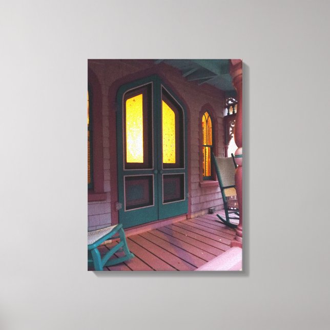 Brillo vespertino - Impresión de tela de viña de M (Anverso)