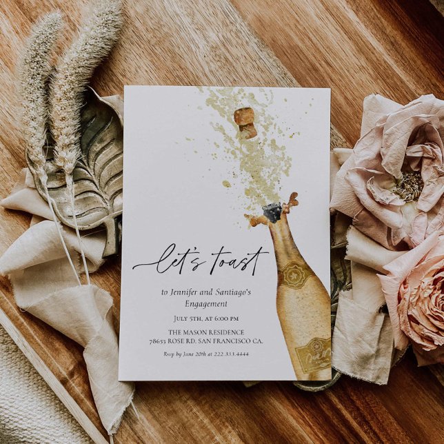 Brindemos la invitación a la fiesta de compromiso  (Subido por el creador)