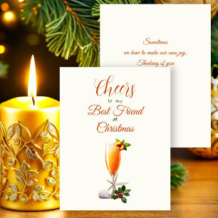 Brindis de Navidad Mejor Amigo Peach Bellini