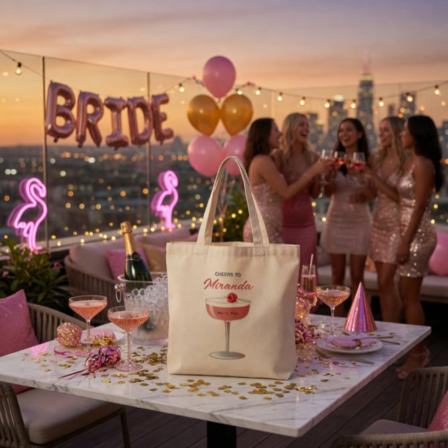 Brindis por la bolsa de mano de soltera de Nombre (Subido por el creador)