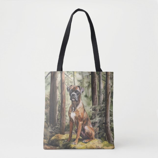 Brindle Boxer - Bolsa Tote (Anverso)