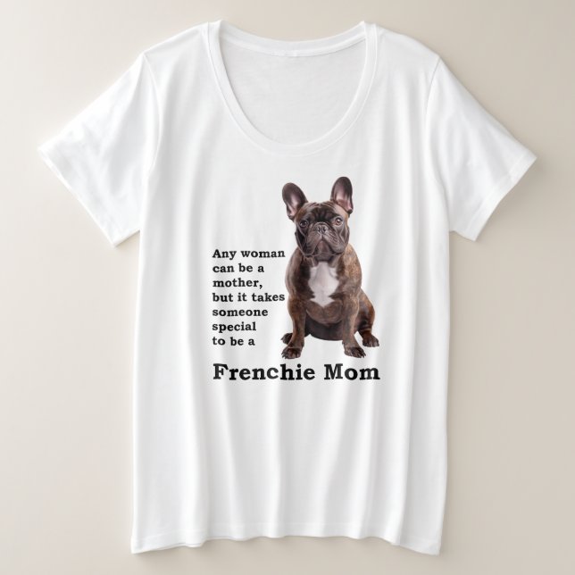 Brindle French Bulldog Mom (Anverso del diseño)