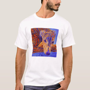 Brindle Greyhound - Camiseta ligera - "Ace"