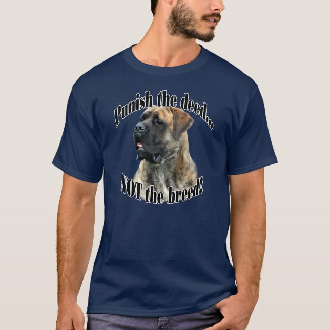 Brindle Mastiff castiga la camiseta de la acción (Anverso)