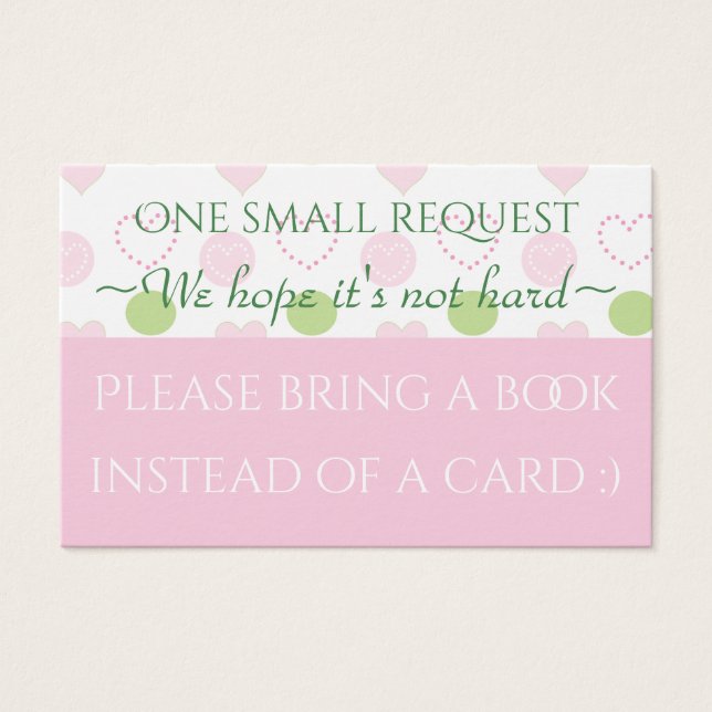 BringABook "Azúcar & Spice" Insertar tarjeta/Perso (Anverso)