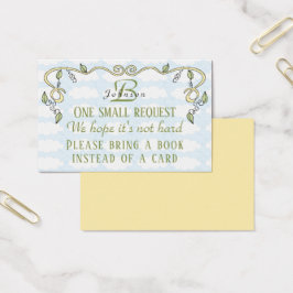 BringABook "Castle/Yellow" Insert Card/Personalize