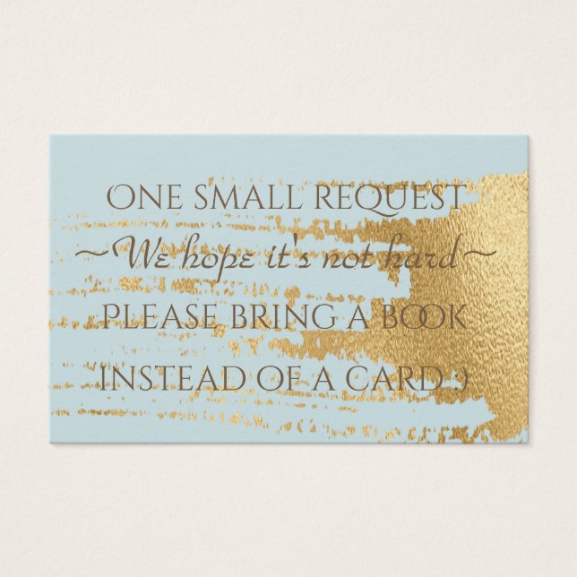 BringABook "Classic GoldB" Insertar tarjeta/Person (Anverso)