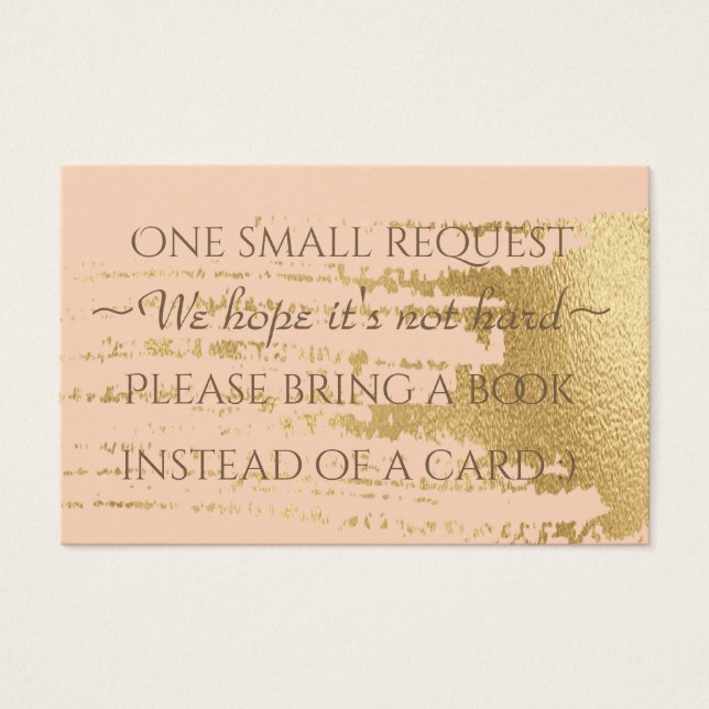 BringABook "Classic GoldP" Insertar tarjeta/Person (Anverso)