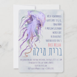 Bris Brit Milah Niño judío Nombrando invitación