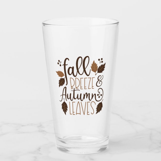 Brisa de otoño hojas de otoño (Anverso)