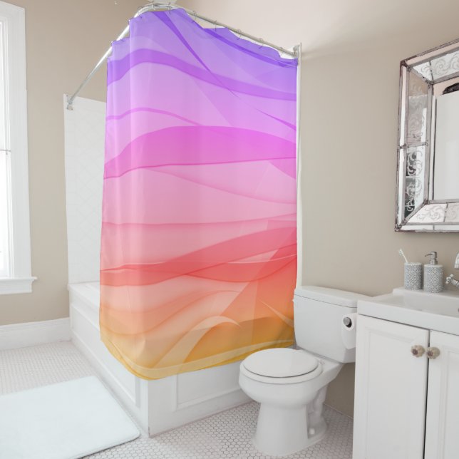 Brisas tropicales No. 2 Cortina de ducha (In situ)