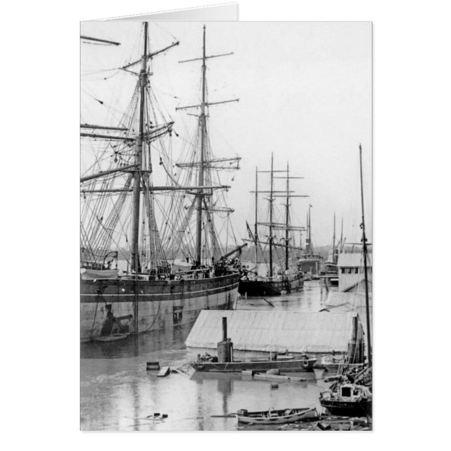 Brisbane: Eagle Street Wharf 1893 (Frente)
