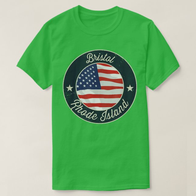 Bristol - Camiseta de recuerdo de la Isla de Rhode (Diseño del anverso)
