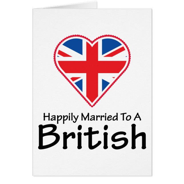 Británicos feliz casados (Frente)