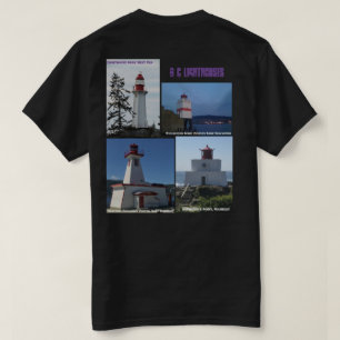 British Columbia Lighthouses X 4 camisetas