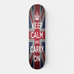 British Keep Calle Carry British Comp Skateboard
