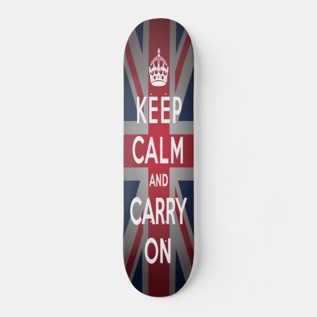 British Keep Calle Carry British Comp Skateboard (Anverso)